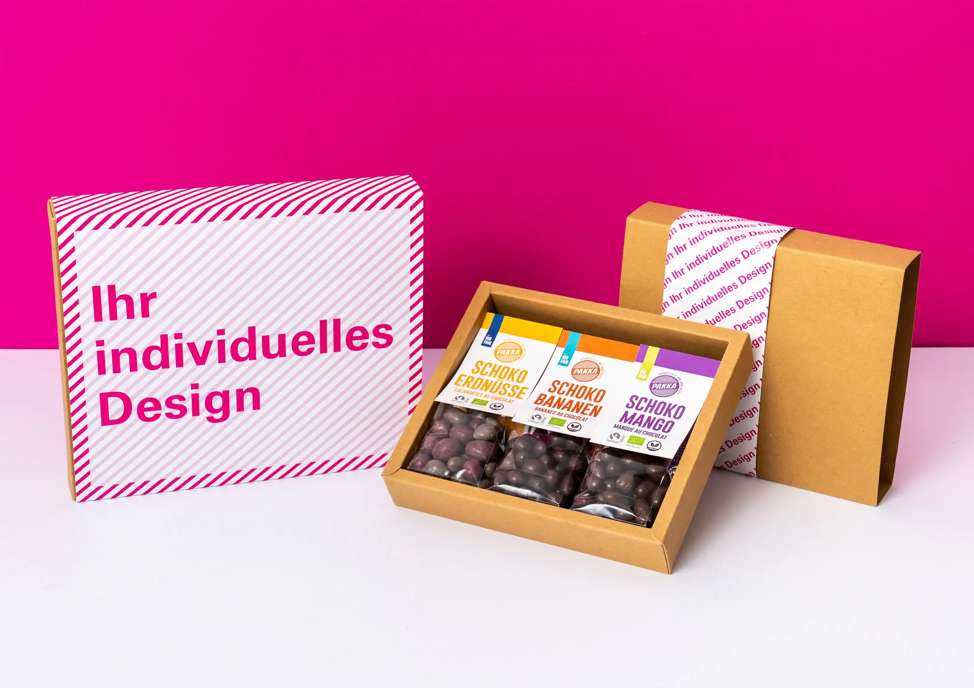 Pakka Geschenkboxen mit individueller Gestaltung