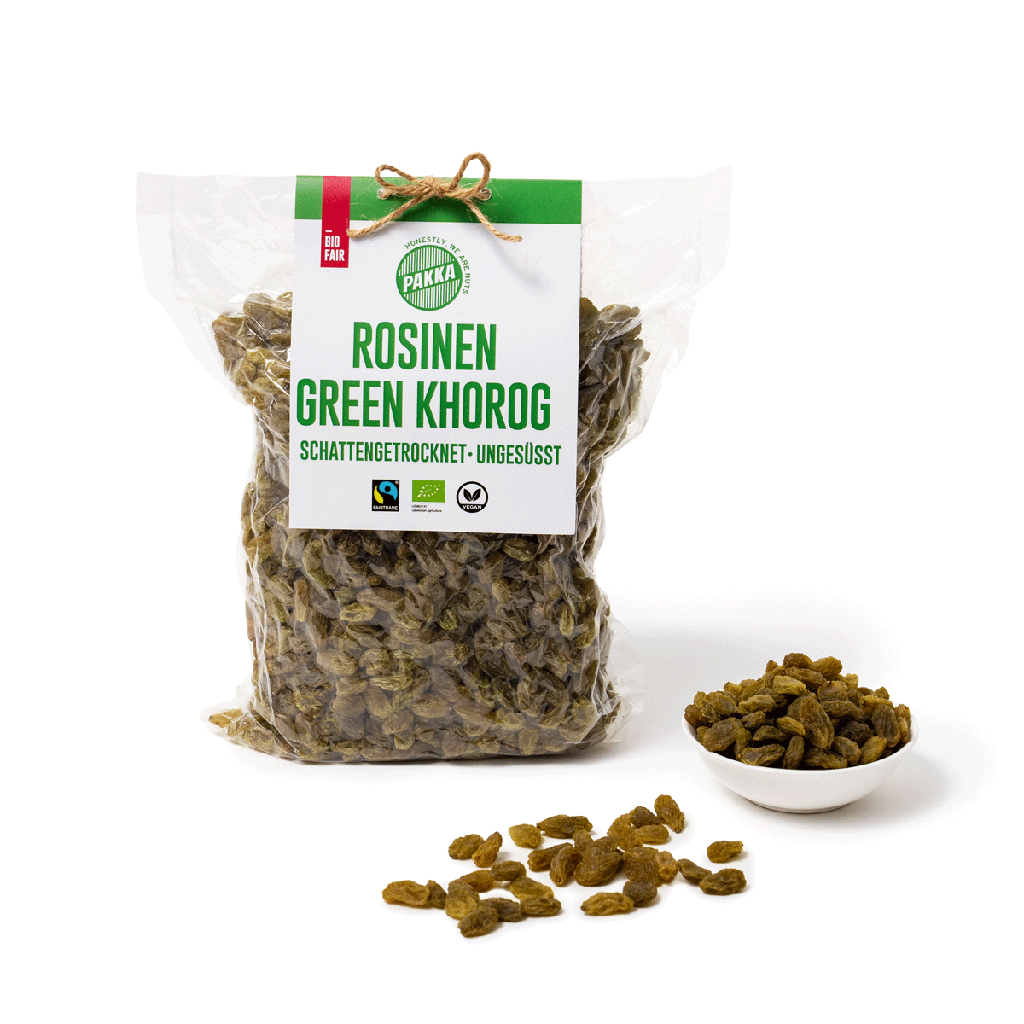 Raisins verts Khorog, bio, Fairtrade, 1kg