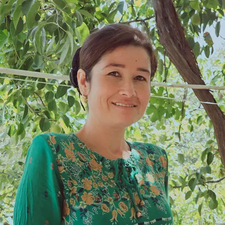 Rakhimova Khosila  Obst- und Nussproduzentin, Samarkand, Süd-Usbekistan