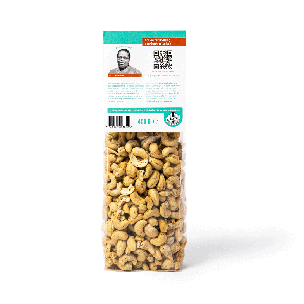 Cashew Alpenkräuter, Bio & fair, 450g