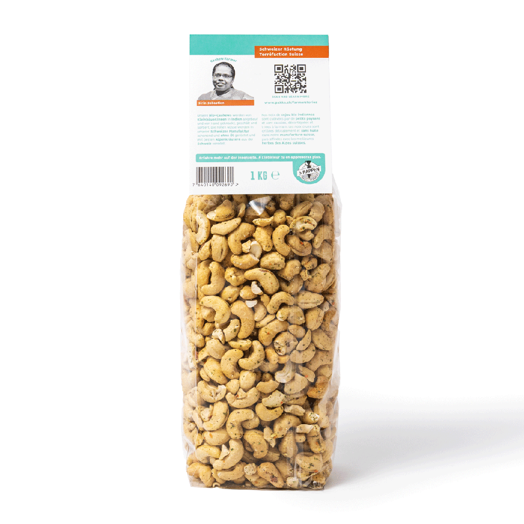 Cashew Alpenkräuter, Bio & fair, 1kg