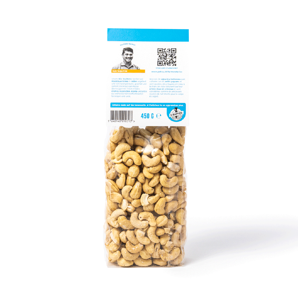 Cashew nature, Bio & fair, 450g