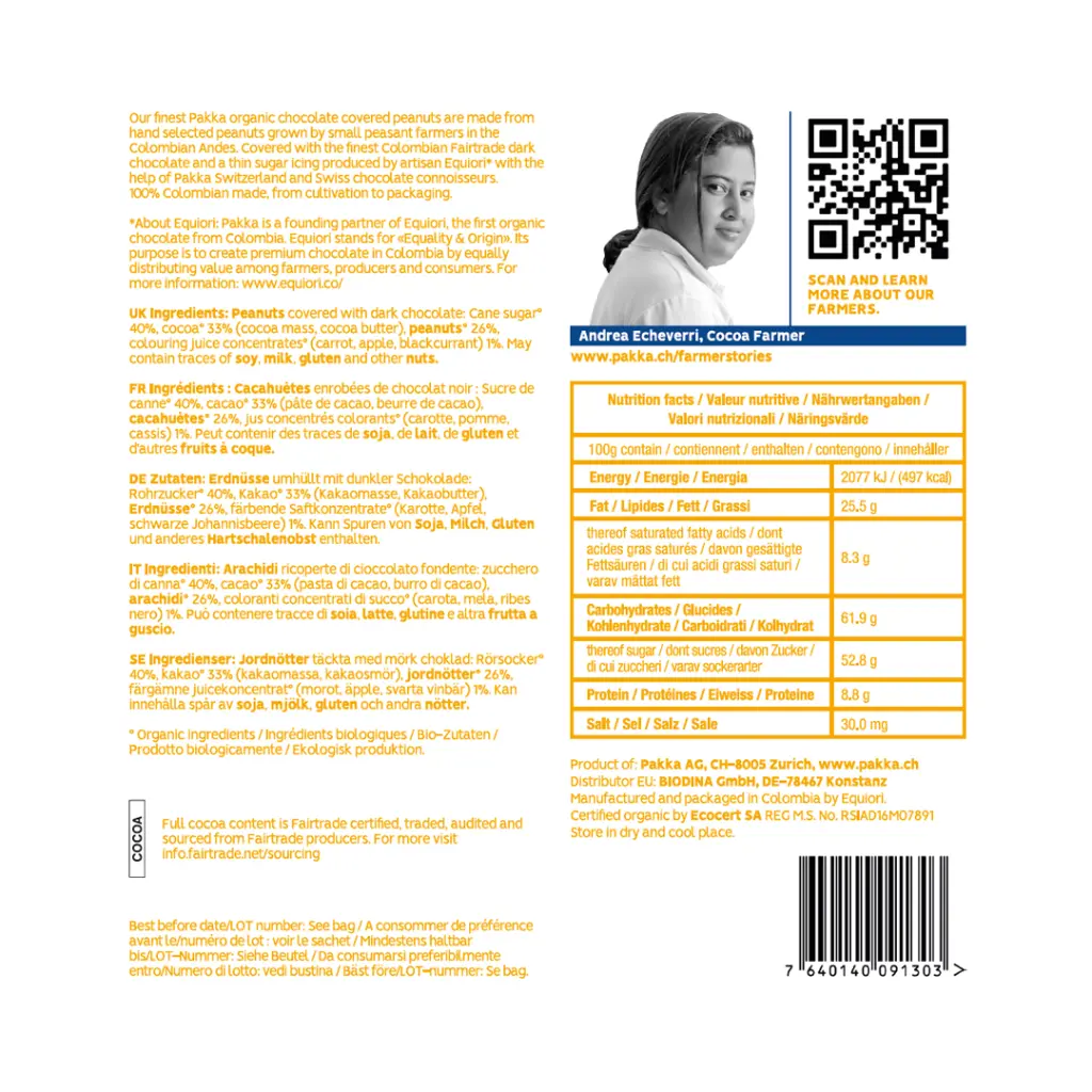 Choco Erdnüsse Nährwerte-Zutaten.webp