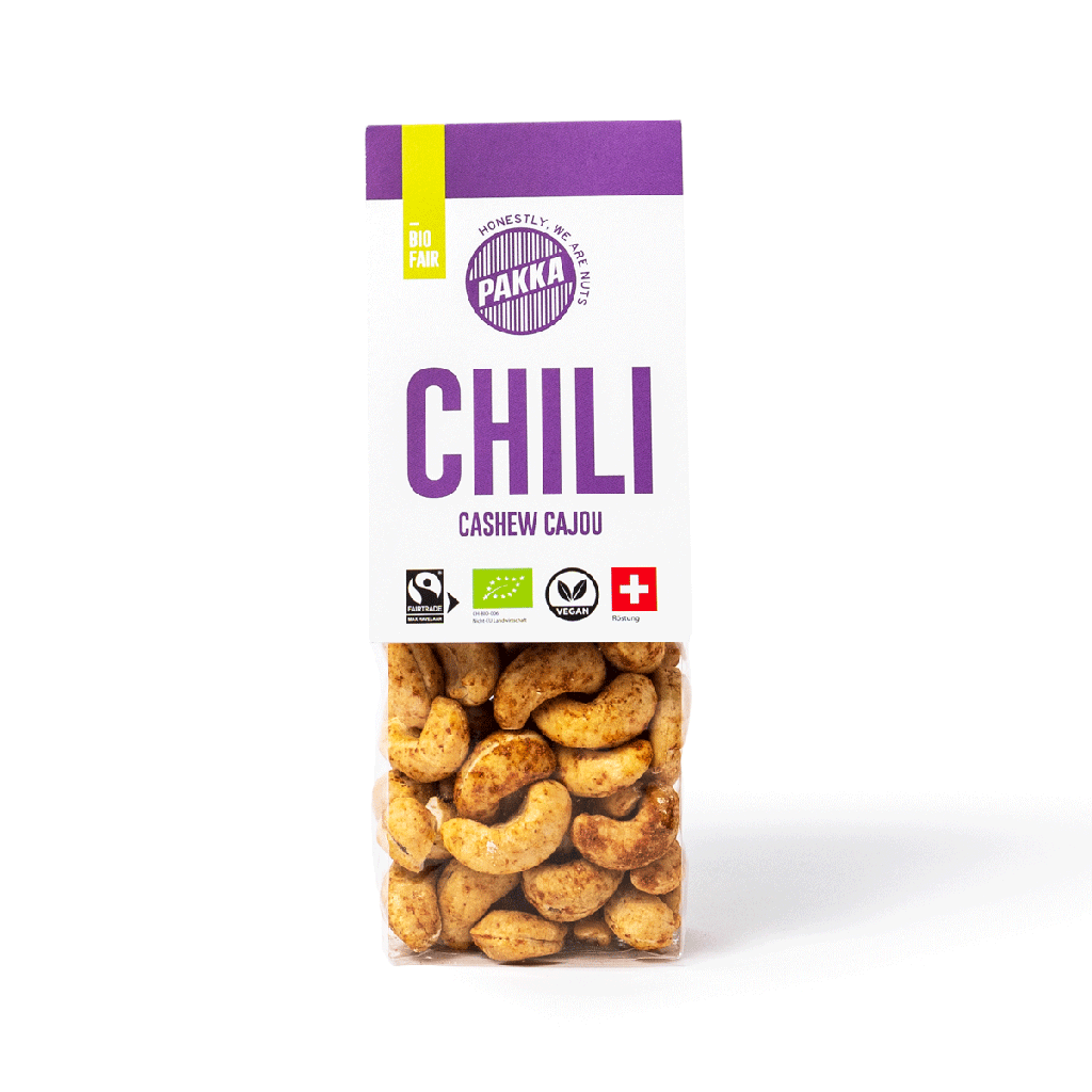 Cashew Chili, Bio & fair, 100g