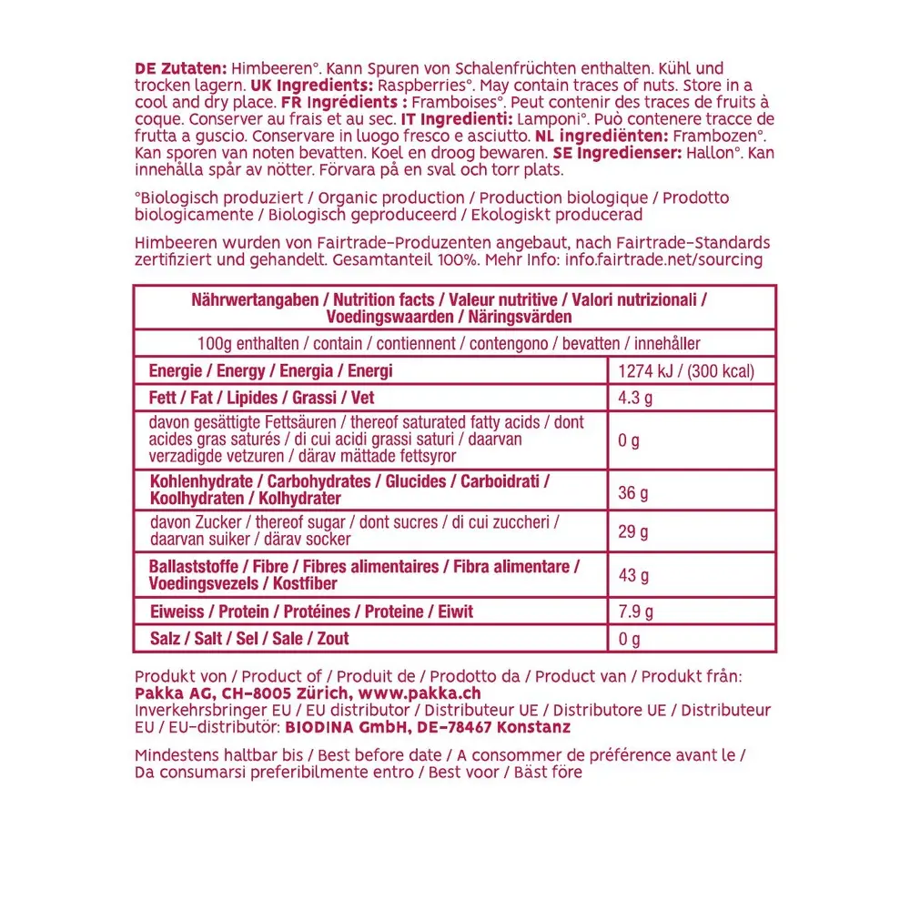 250409 Himbeerpulver Reiter Ursprung Silk Road Verpackung Serena 125g_Inhalt_Nährwerte.webp