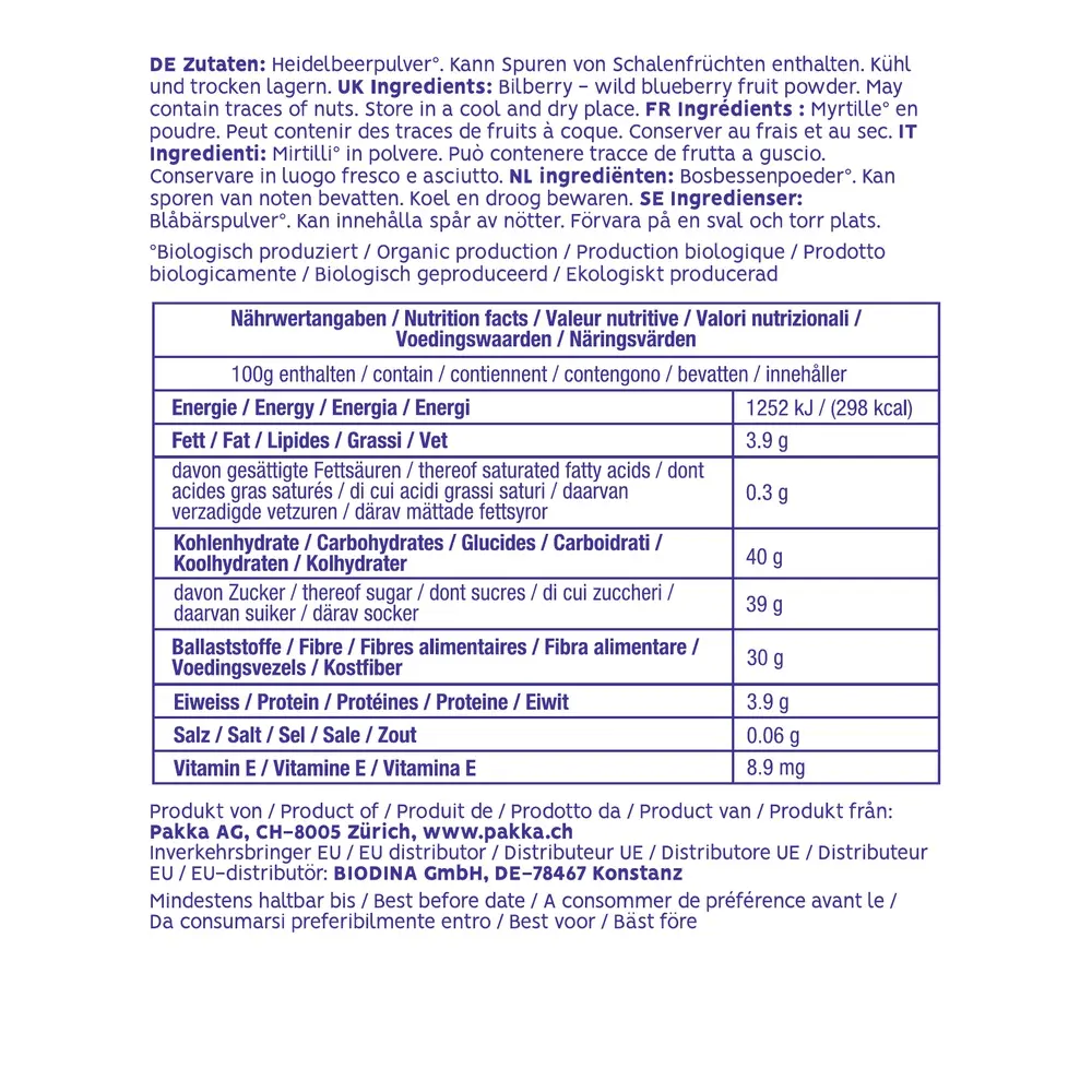 250409 Heidelbeerpulver Bosnien-Herzegowina Serena 750g_Nährwerte.webp
