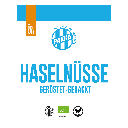 Haselnüsse geröstet, gehackt, Bio, 1kg