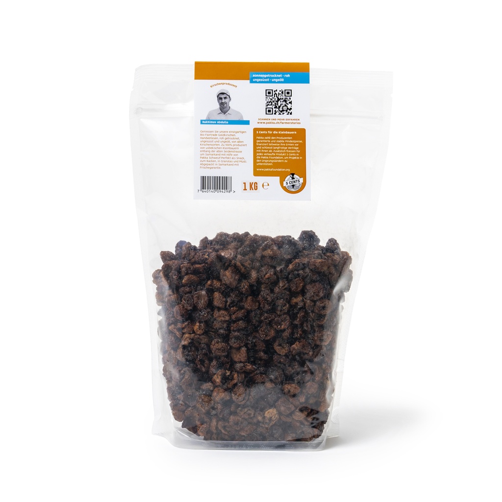 Goldkirschen sonnengetrocknet, Bio, Fairtrade, 1kg