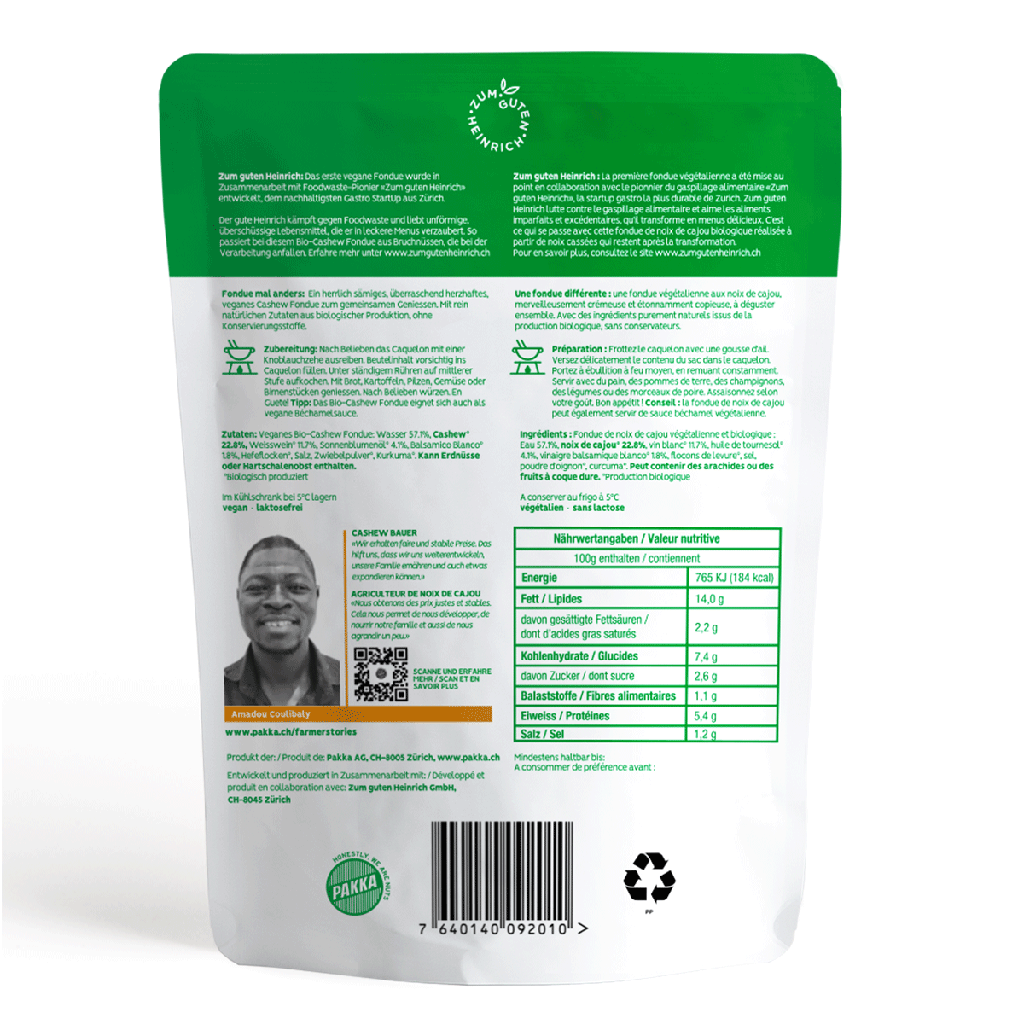 Cashew Fondue, BIO, 500g