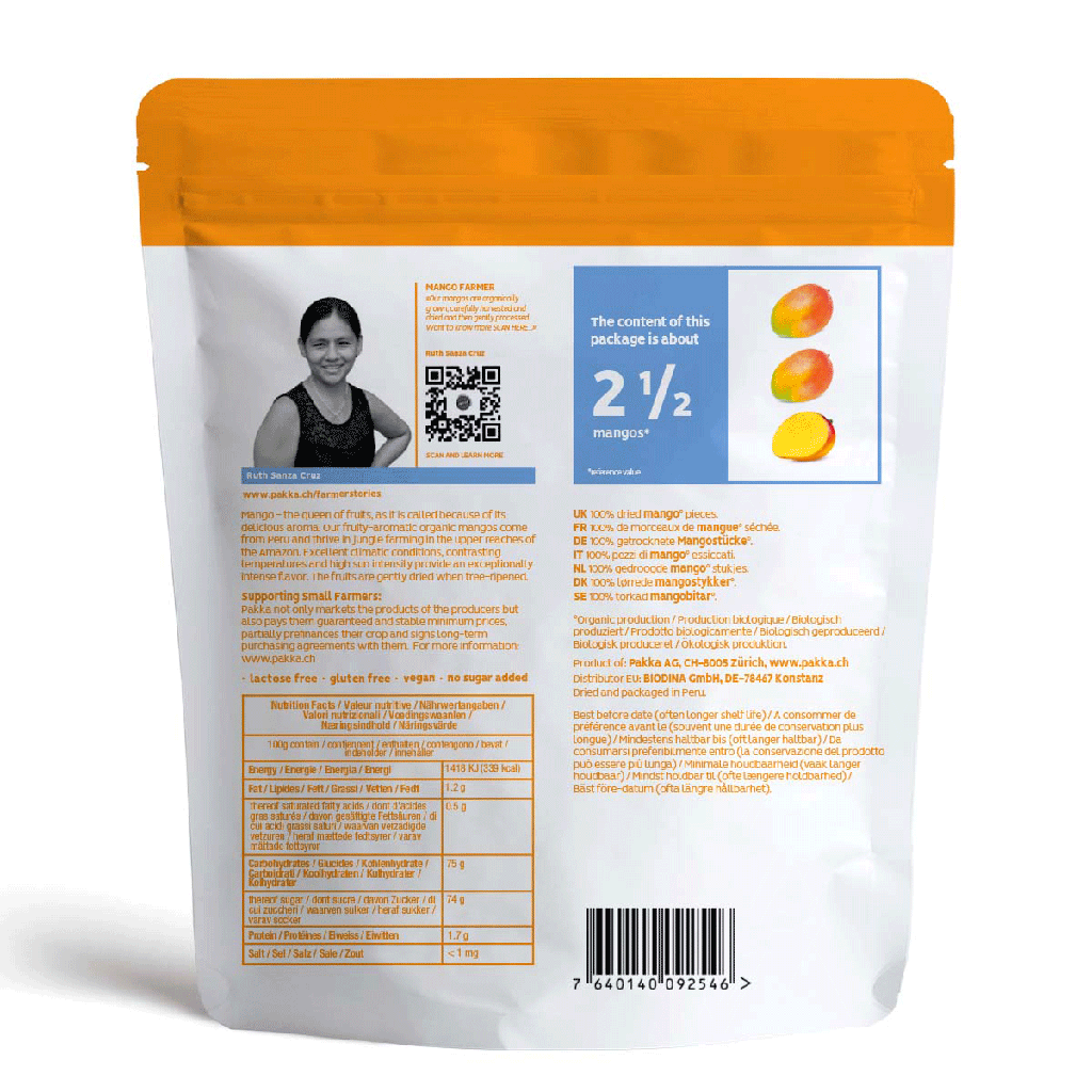 Mango getrocknet (DP), Bio, 100g