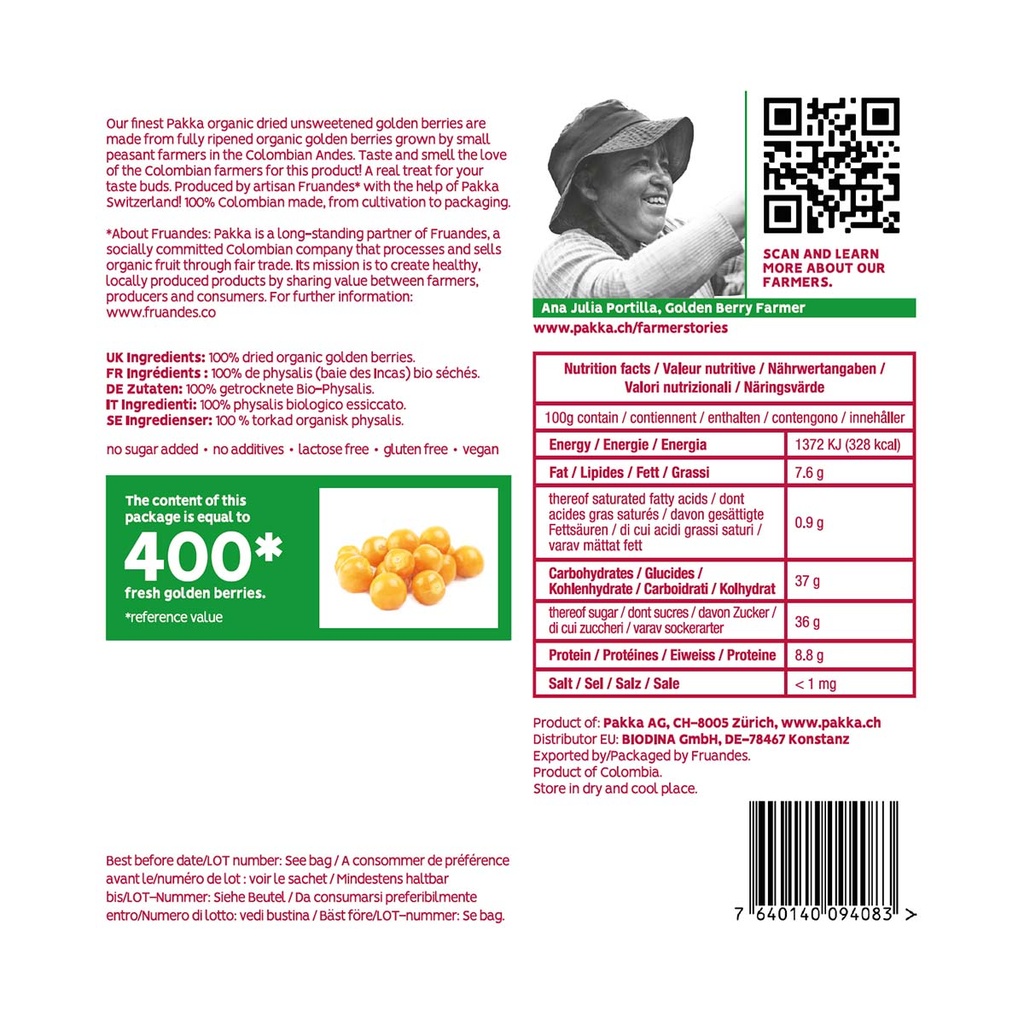 Physalis getrocknet, Bio, 110g