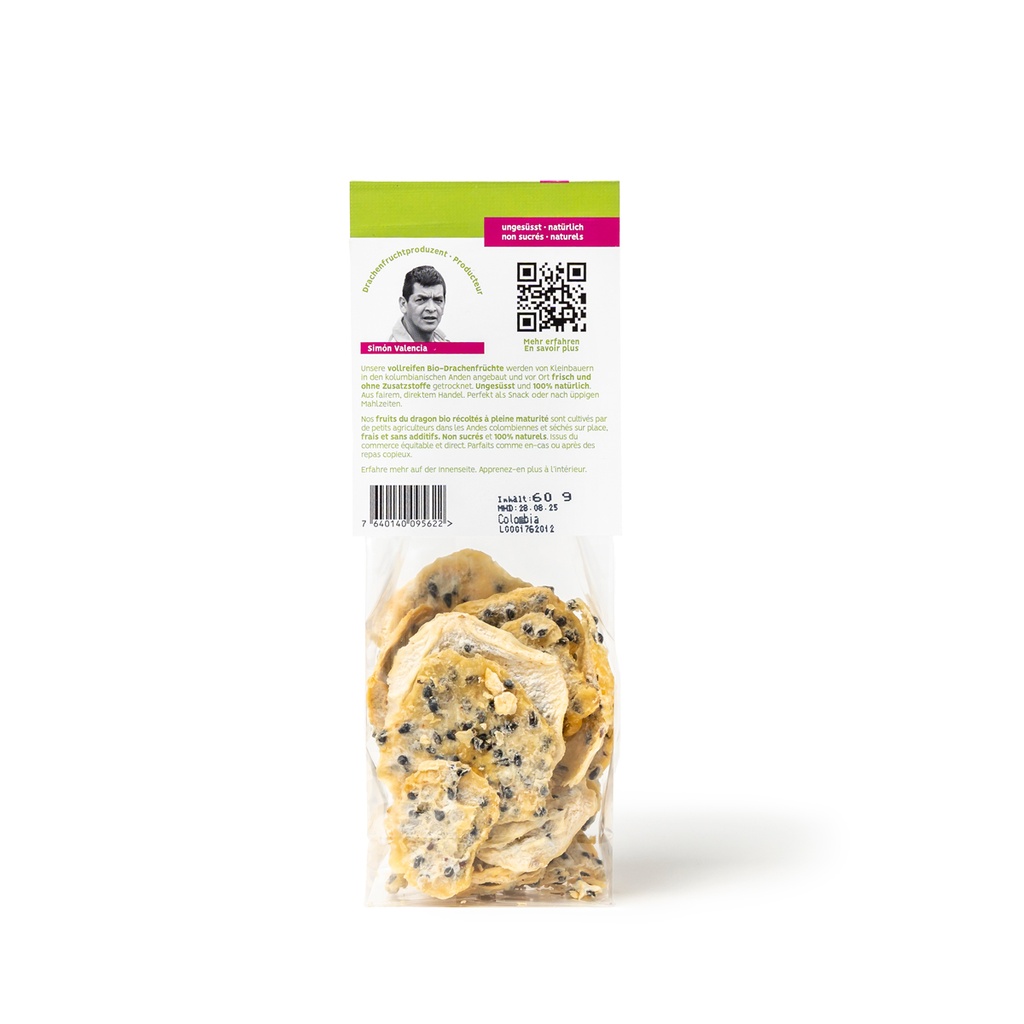 Drachenfrucht getrocknet, Bio, 60g