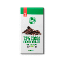 72% Schokoladentafel Kakaonibs, Bio, 83g 