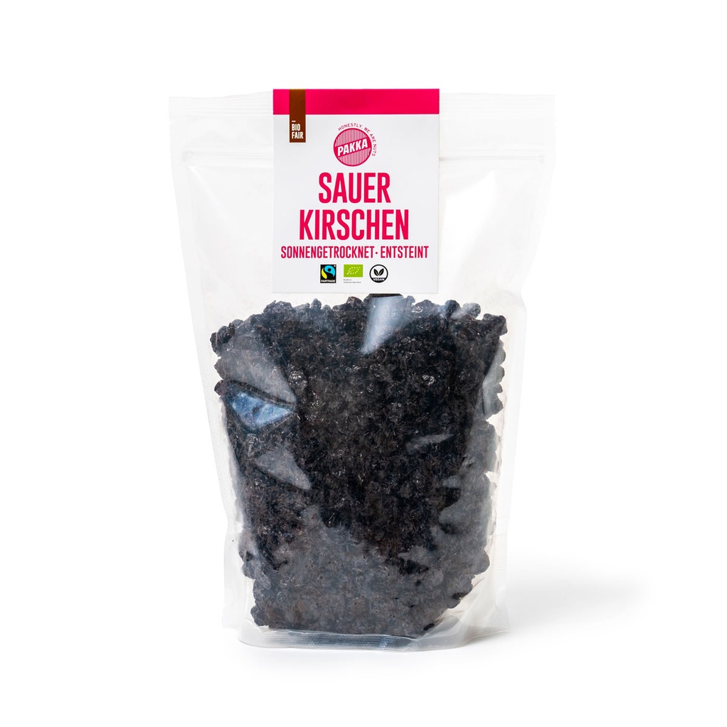 Wilde Sauerkirschen sonnengetrocknet, Bio, Fairtrade, 1kg