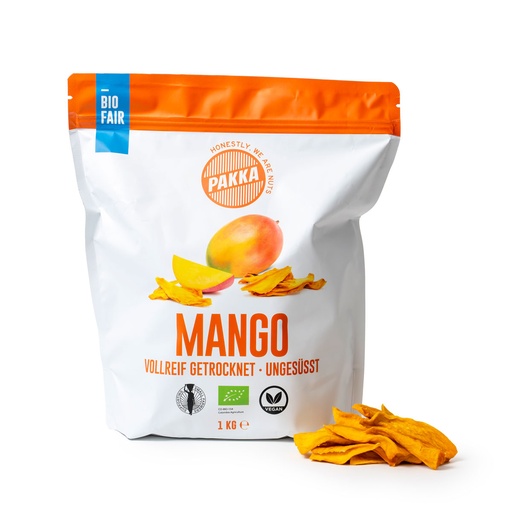[205010] Mangues bio, récoltées à pleine maturité, séchées, 1kg