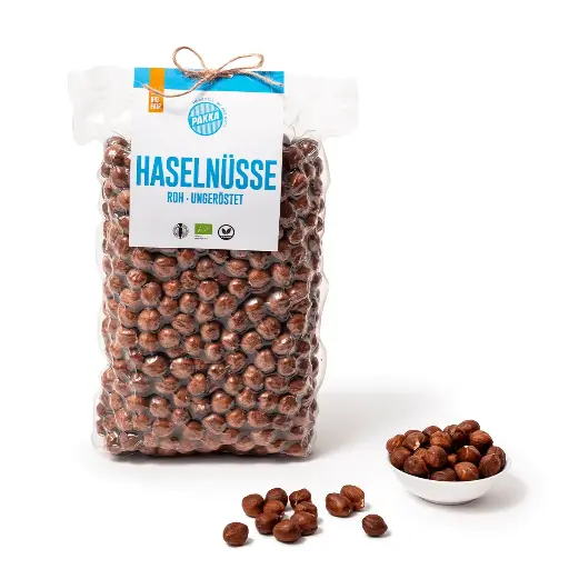 [103703] Hazelnuts, organic, raw with skin, 1kg