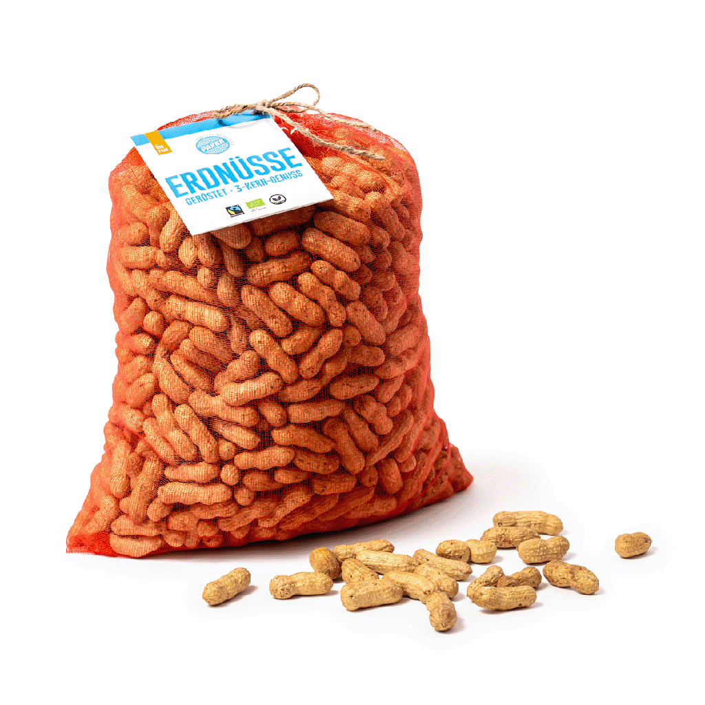 Peanuts, organic, Fairtrade, roasted, 2kg