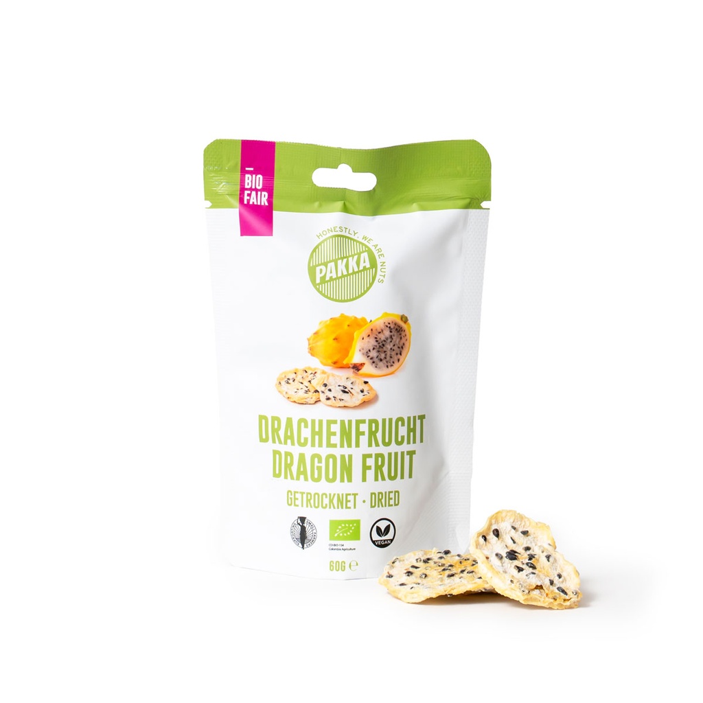 Organic dragon fruit, dried, 60g