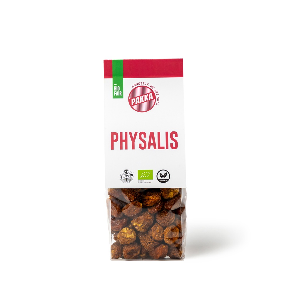 Bio-Physalis, vollreif geerntet, getrocknet, 110g
