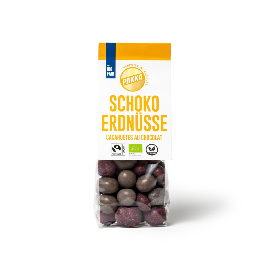 Schoko Erdnüsse, Bio & fair, 100g