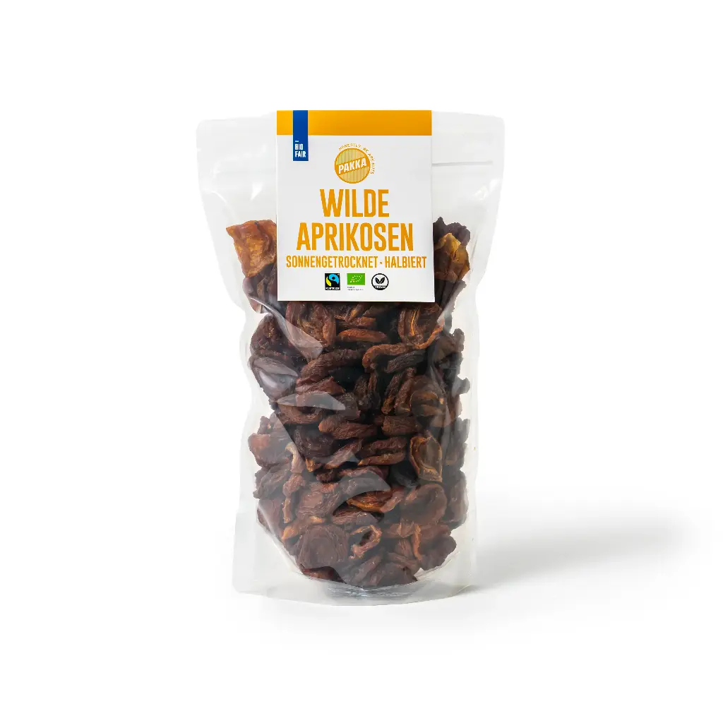 Abricots sauvages, bio, Fairtrade, séchés