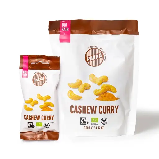 [100613] Cashew Curry, Bio, Fairtrade, geröstet und gewürzt (30g)
