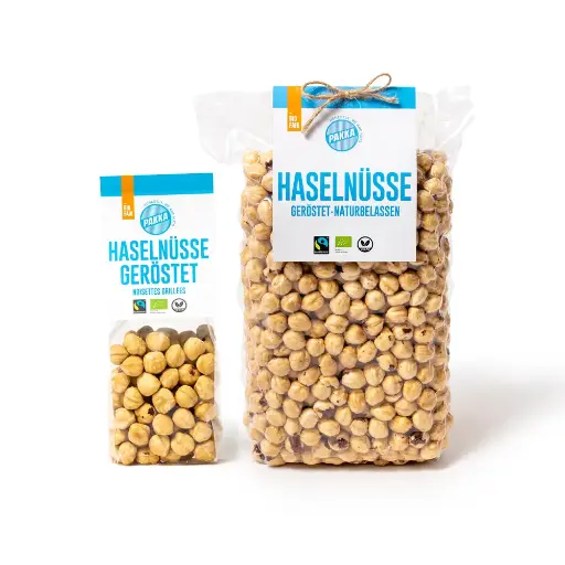 [106014] Noisettes, bio, Fairtrade, grillées et naturelleset (150g)
