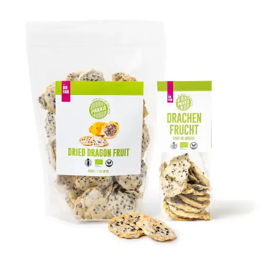 [201015] Fruit du dragon bio, récolté à pleine maturité, séché (350g)