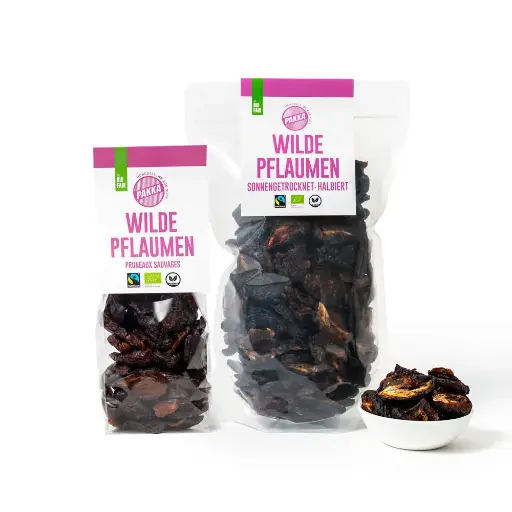 [201306] Wild plums, organic, Fairtrade, dried  (150g)