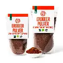 Erdbeerpulver, Bio, Fairtrade, sonnengetrocknet und ungesüsst
