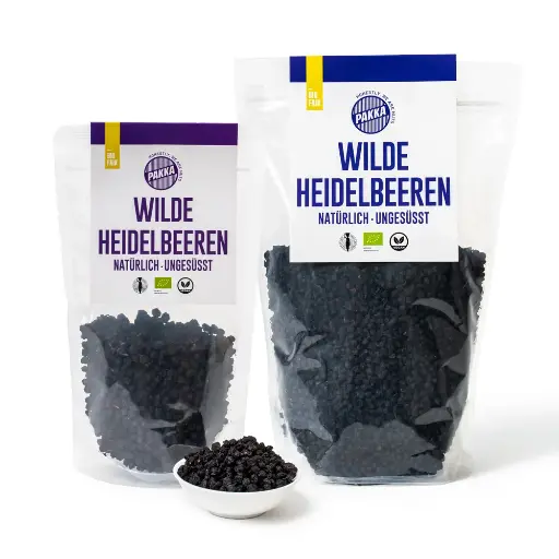 [203916] Bilberries, organic, dried, wild-harvested  (750g)