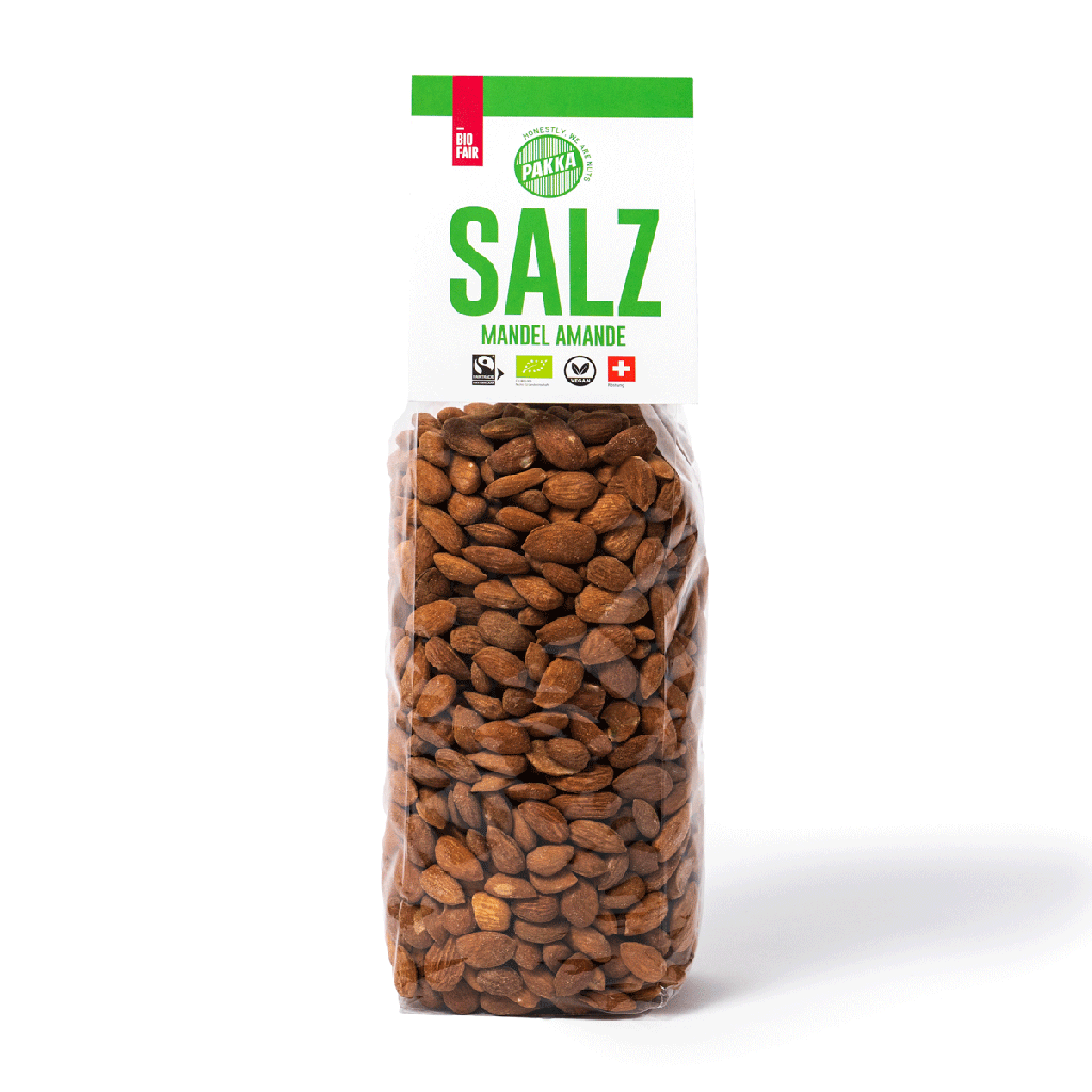 Almonds Sea Salt, Organic and Fairtrade, 1kg
