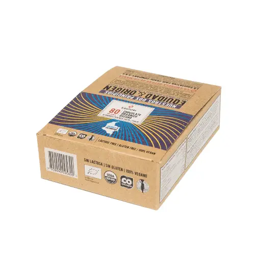[912206] Barre de chocolat bio, 80% de cacao, 30 x 11g