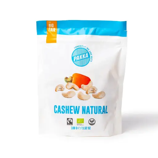[101711] Cashew natural, organic, Fairtrade, not roasted, 100g