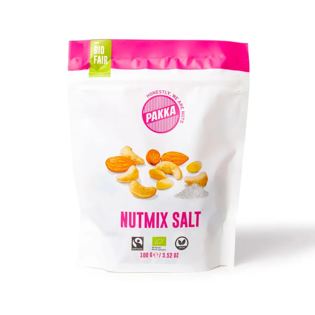 Nussmix, Bio, Fairtrade, geröstet und gesalzen, 100g