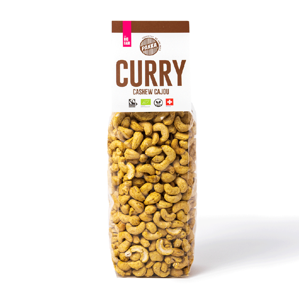 Noix de cajou Curry Madras, bio, Fairtrade, 1kg