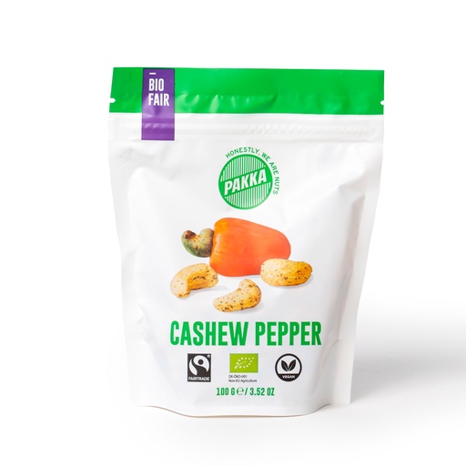 [107311] Cashew Malabar Pfeffer, Bio, Fairtrade, geröstet und gewürzt, 100g