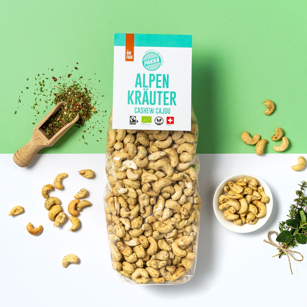 Cashew Alpenkräuter, Bio & fair, 1kg