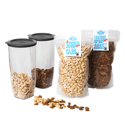 [101266] Provisions de noix set de 2, incl. 2 boîtes à provisions 