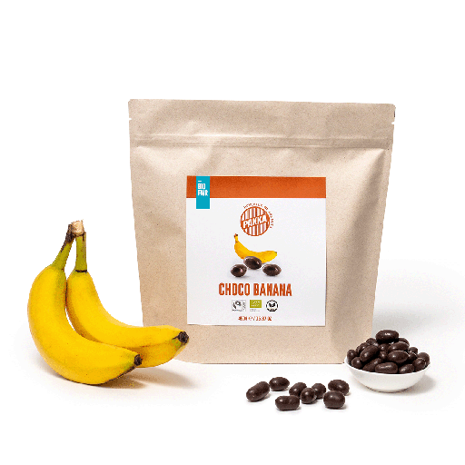 [502219] Bananes au chocolat bio, avec de cacao Fairtrade, 450g