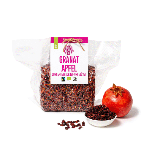 [202314] Arilles de grenade séchées au soleil, bio, Fairtrade, 500g