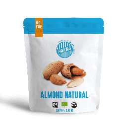 [103411] Almonds natural, not roasted, organic and Fairtrade, 100g