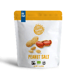 [102214] Cacahuètes au sel, grillées, bio et Fairtrade, 150g
