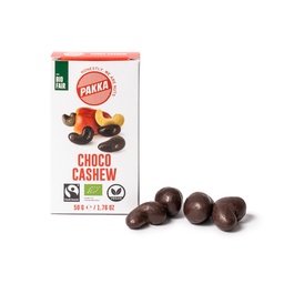 [500213] Noix de cajou chocolat noir, bio & équitable, 50g